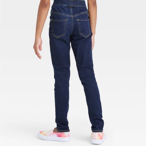 Cat & Jack - Girls Dark Blue, Pull-On, Jegging with 5 functional Pockets - Picture 2 of 12